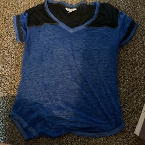 black and blue t-Shirt, size small